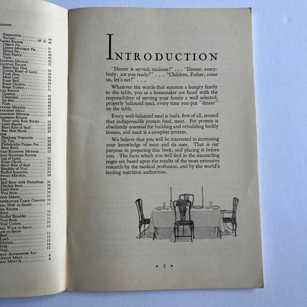 Vintage 1934 Armour Meat Cookbook Selection Preparation 100 Ways to Serve
